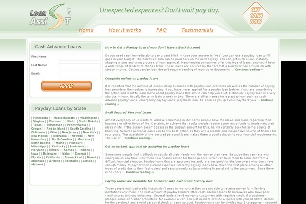 Twenty Ten theme site design template sample