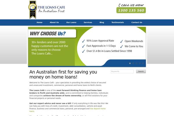 loanscafe.com.au site used Thewebshopresponsive