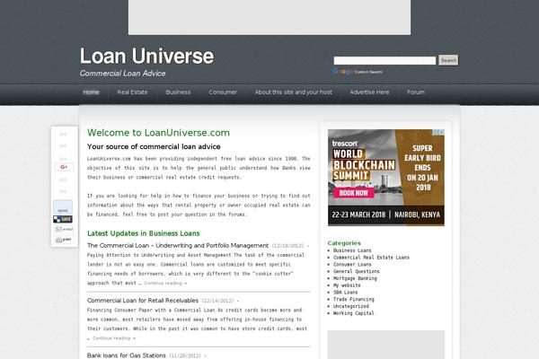 loanuniverse.com site used TextWP