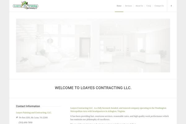 Enfold theme site design template sample