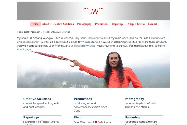 lobsangwangyal.com site used Lwp