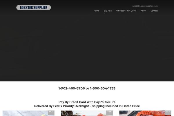 lobstersupplier.com site used Wholesalelobster