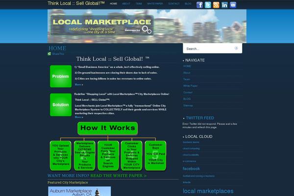 local-marketplace.com site used Blue-skies