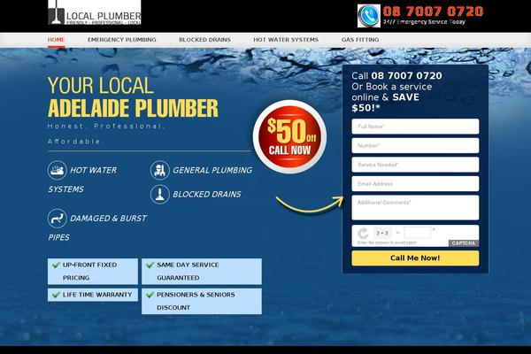 localadelaideplumber.com.au site used Responsive_new