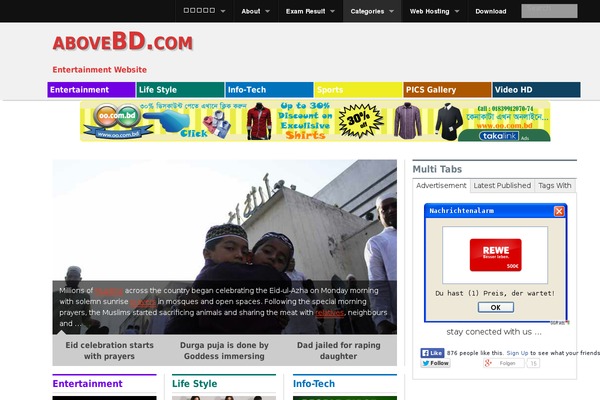 localareanews.net site used Sahifa