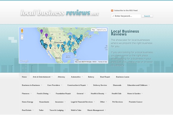 localbusinessreviews.net site used City Guide