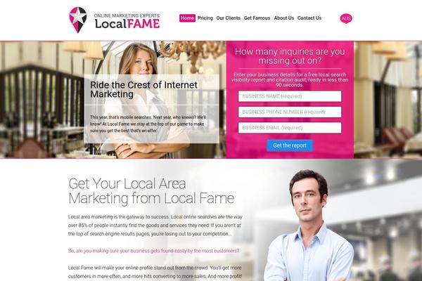 localfame.com.au site used Localfame