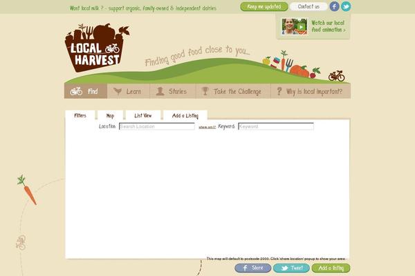 localharvest.org.au site used Localharvest
