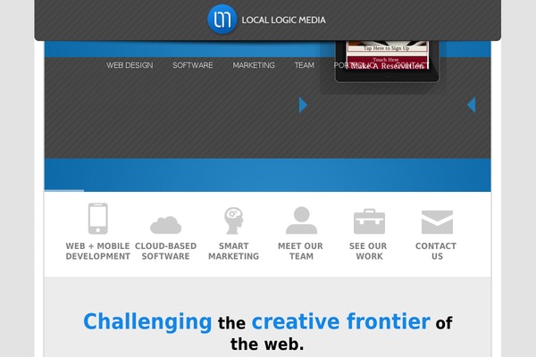 WordPress website example screenshot