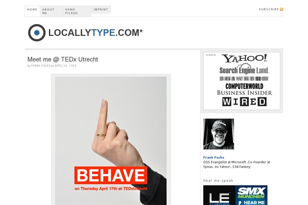WordPress website example screenshot