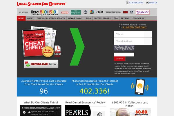 WordPress website example screenshot
