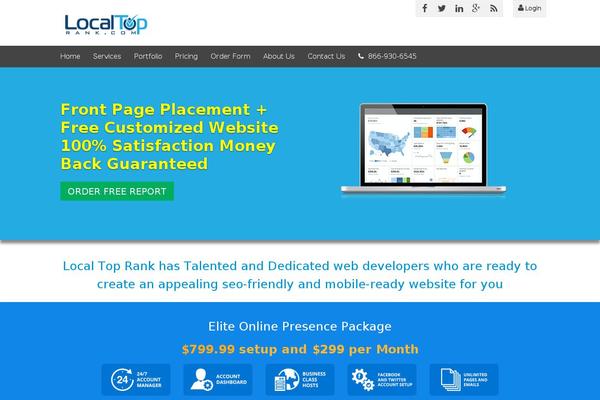 localtoprank.com site used Top-rank