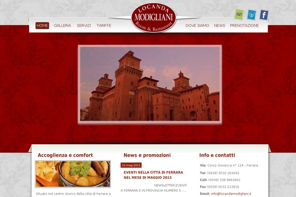 locandamodigliani.it site used Locandamodigliani
