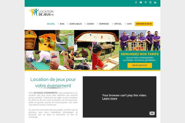 location-de-jeux.fr site used Location