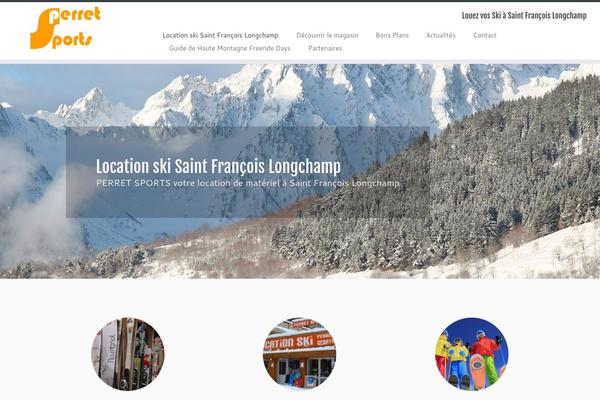 location-ski-saint-francois-longchamp.com site used Customizr Pro