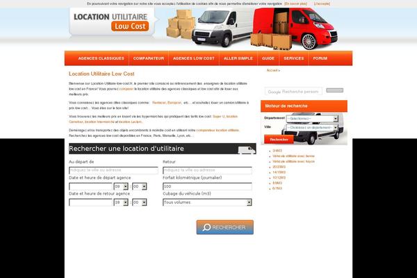 location-utilitaire-low-cost.fr site used Theme0