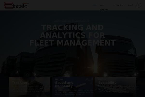 Logistic theme site design template sample