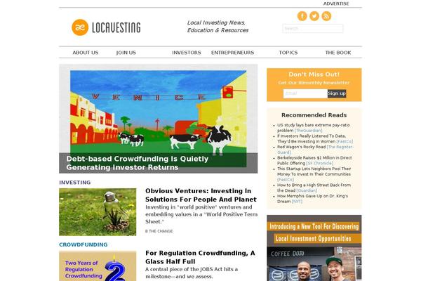 locavesting.com site used Locavesting