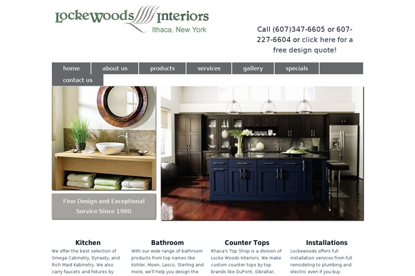 Lockwood theme site design template sample
