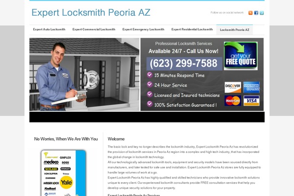 locksmith-peoriaaz.com site used Whiteinc