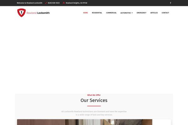 Redbiz theme site design template sample