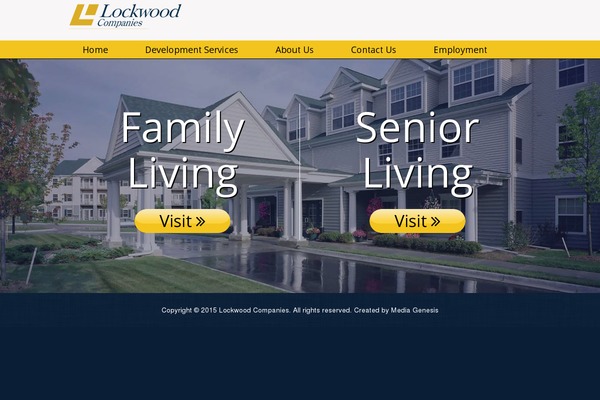 Lockwood theme site design template sample