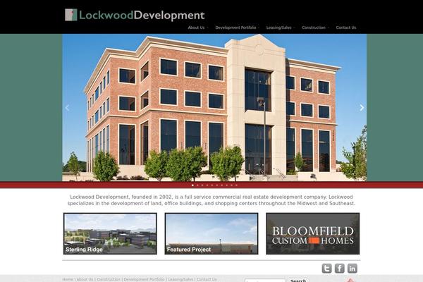 Lockwood theme site design template sample