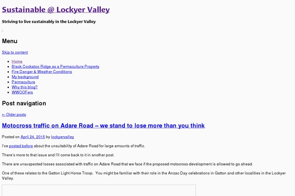 WordPress website example screenshot