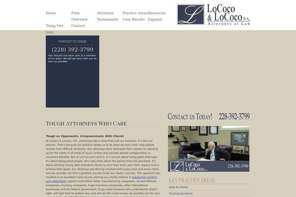 lococolaw.com site used Lococo-theme1-copy