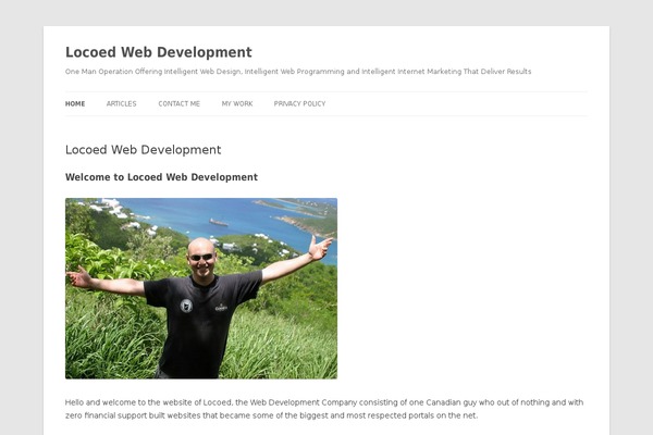 Twenty Twelve theme site design template sample