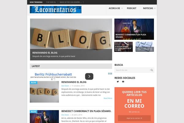 WordPress website example screenshot