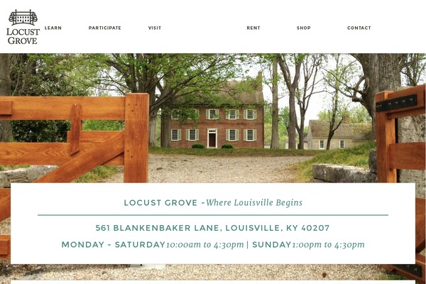 locustgrove.org site used Locustgrove