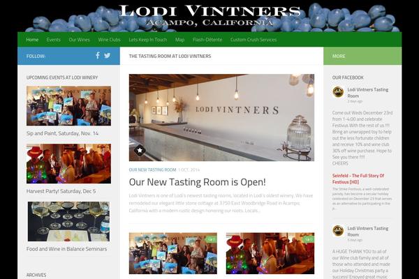 lodivintners.com site used Hueman-3