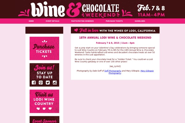 lodiwineandchocolate.com site used Lodiwineandchocolate