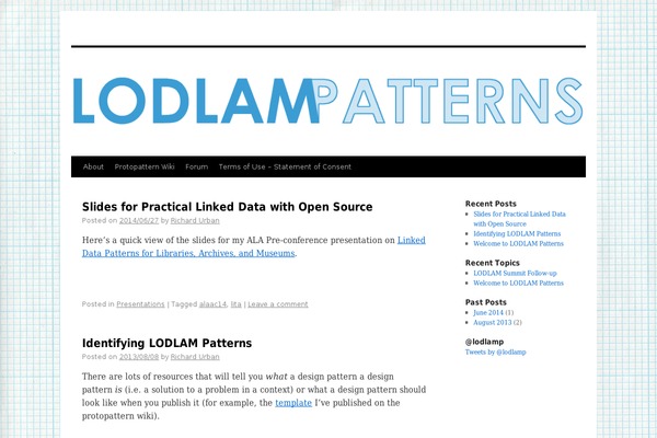 Twenty Ten theme site design template sample