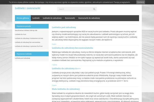 WordPress website example screenshot