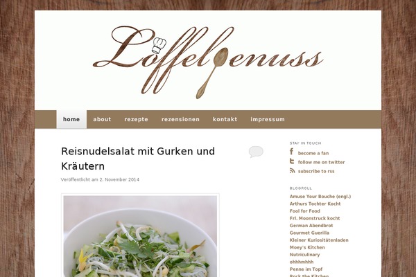 loeffelgenuss.de site used Loeffelgenuss