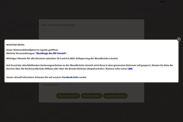 WordPress website example screenshot