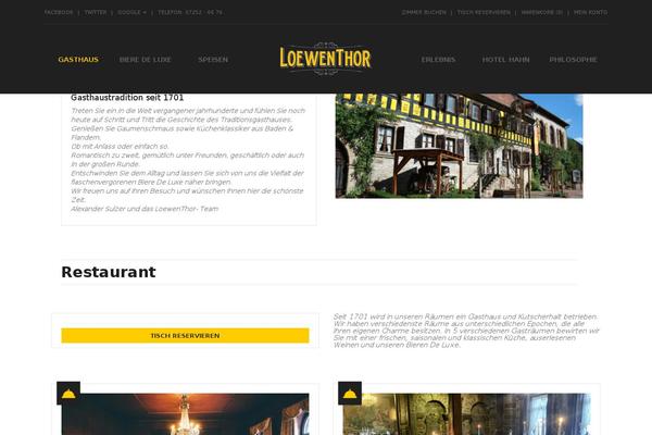 loewenthor.de site used Avada