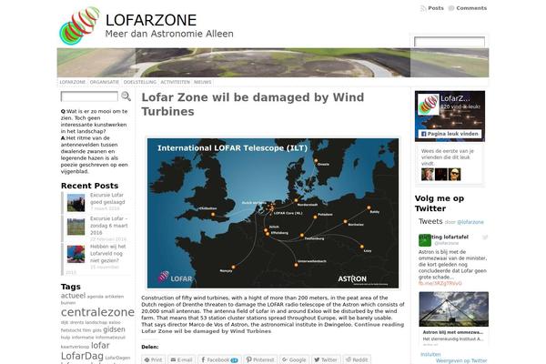 WordPress website example screenshot