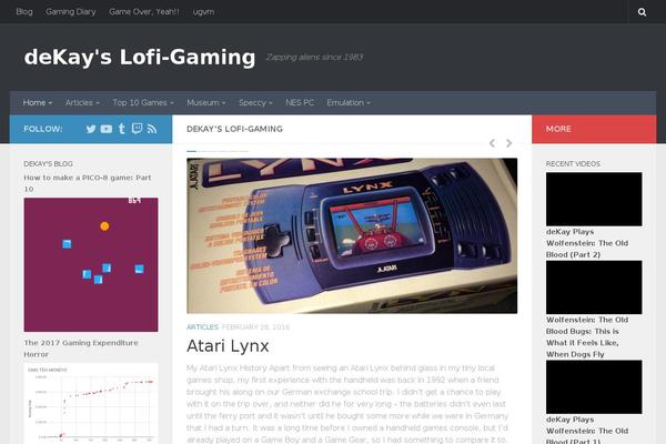 lofi-gaming.org.uk site used Kahuna