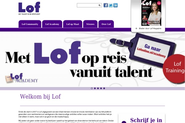 lofonline.nl site used Lof