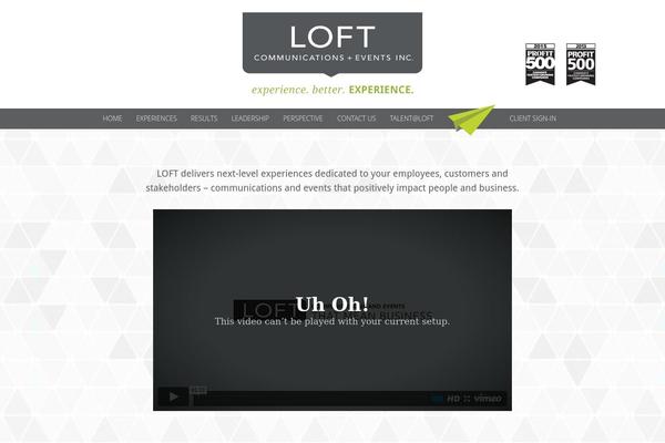loftcommunications.com site used Loftcommunications
