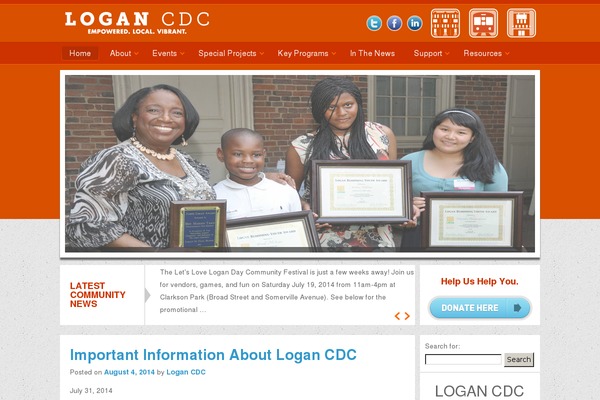 logancdc.org site used Logan