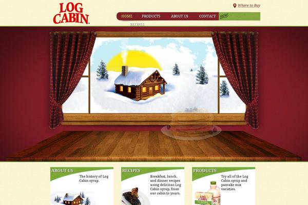 logcabinsyrups.com site used Logcabin