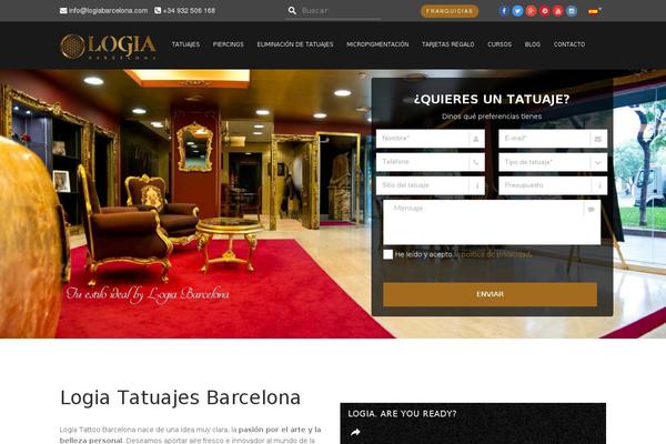 logiabarcelona.com site used Logia-barcelona