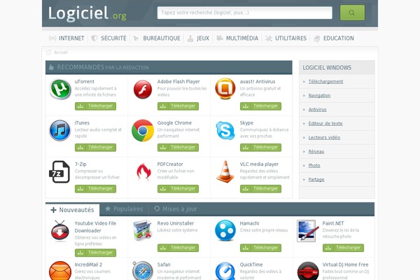 logiciel.org site used Logiciel