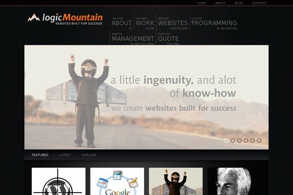 logicmountain.com site used Themelogicmountain