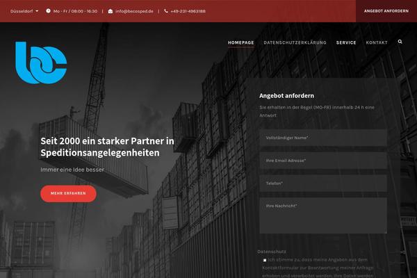 Logisco theme site design template sample