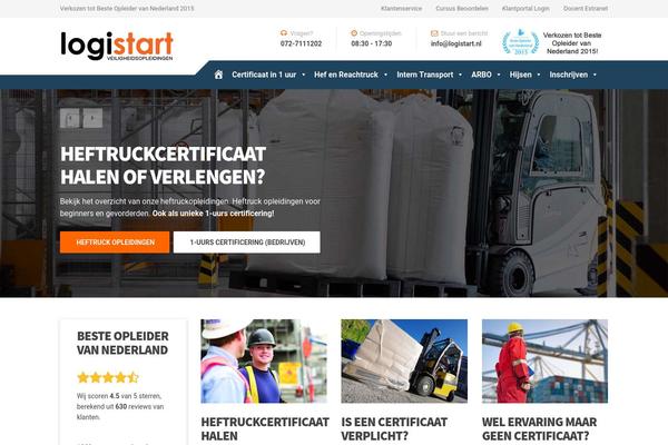 logistart.nl site used Cargopress-pt-child